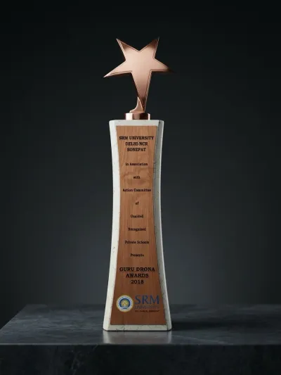 Copper star trophy, SRM University Guru Drona Awards 2018